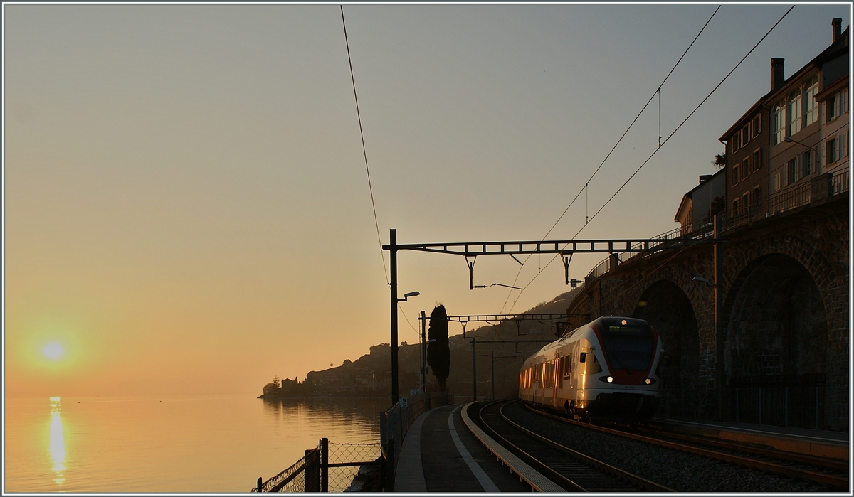 Abendstimmung am  Kleinen See .
St-Saphorin, 14. Mrz 2012  