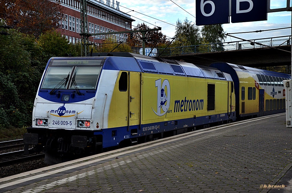 abfahrt der 246 009-5,mit den ME nach hamburg-hbf,01.11.14