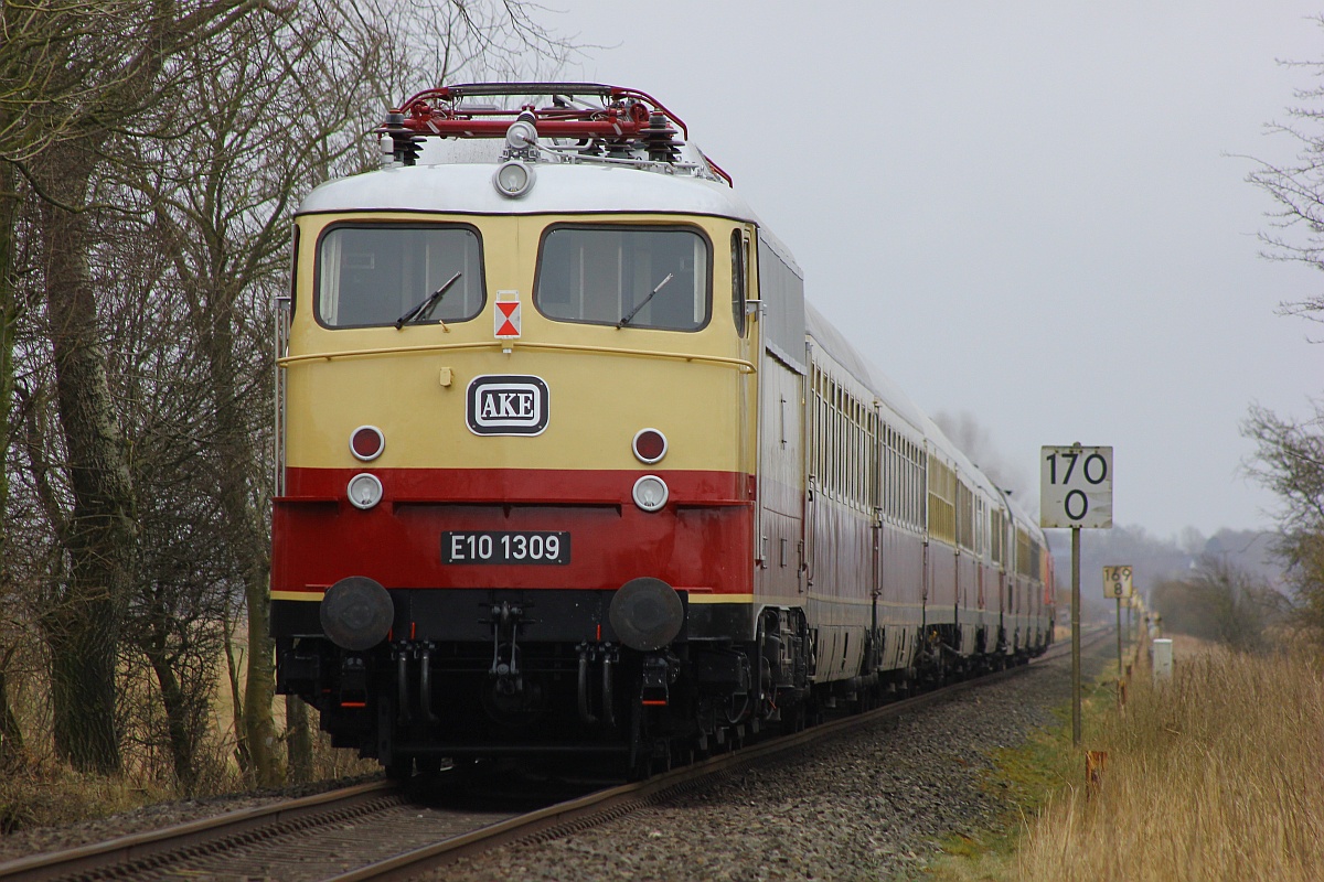 AKE E10 1309/ 113 309-9 Hattstedter Marsch 20.03.2016