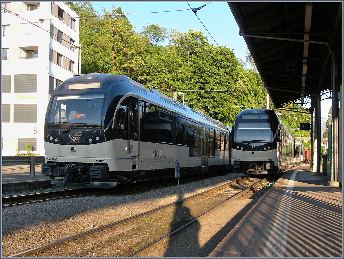 Alpina (links) und SURF (Rechts) in Vevey. 

5. Juni 2019