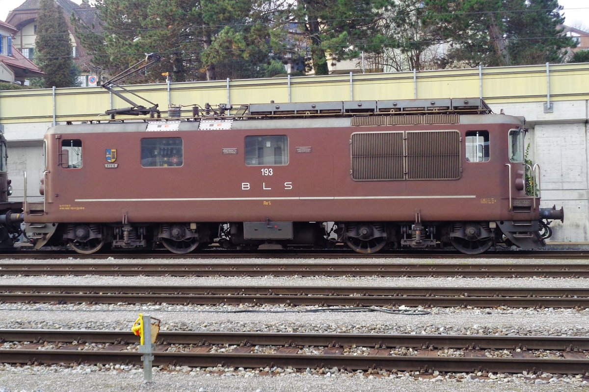 Am 1 Jänner 2019 steht BLS 193 in Spiez.