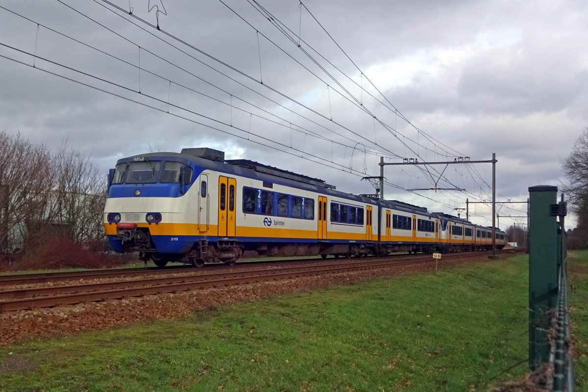 Am 14 Februar 2020 durcheilt NS 2115 Alverna.