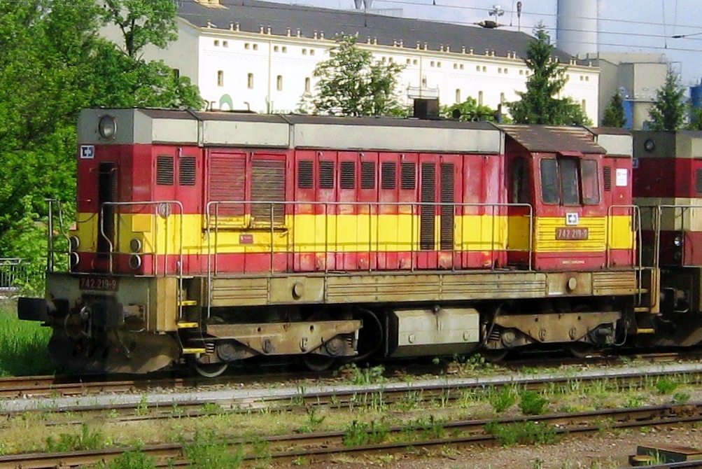 Am 15 Mai 2012 steht CD 742 219 in PLzen hl.n.