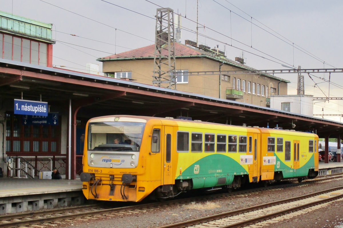 Am 15 Mai 2018 verlässt 814 186 Kolín.