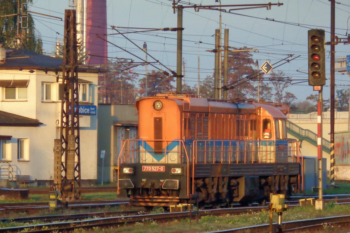 Am 16 September 2018 steht 770 527 in Pardubice hl.n.