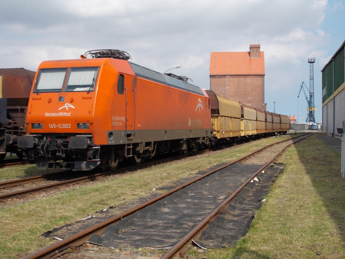 Am 17.Juli 2014 stand die EKO-Trans 145-CL002 im Stralsunder Nordhafen.