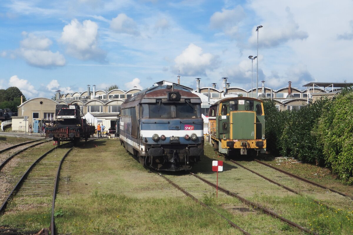 Am 18 September 2021 war es Offener Wochenend e bei das Technicentre Nevers, wo 67216  fotografiert wurde.