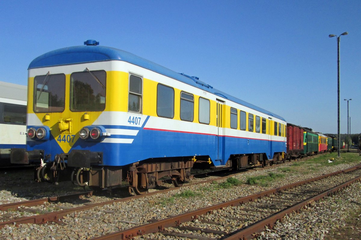 Am 21 September 2019 sonnt sich SNCB 4407 in Mariembourg bei der CFV3V. 