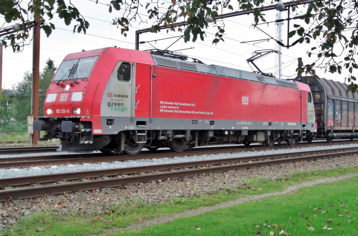 Am 24 September 2014 steht 185 324 in Padborg.