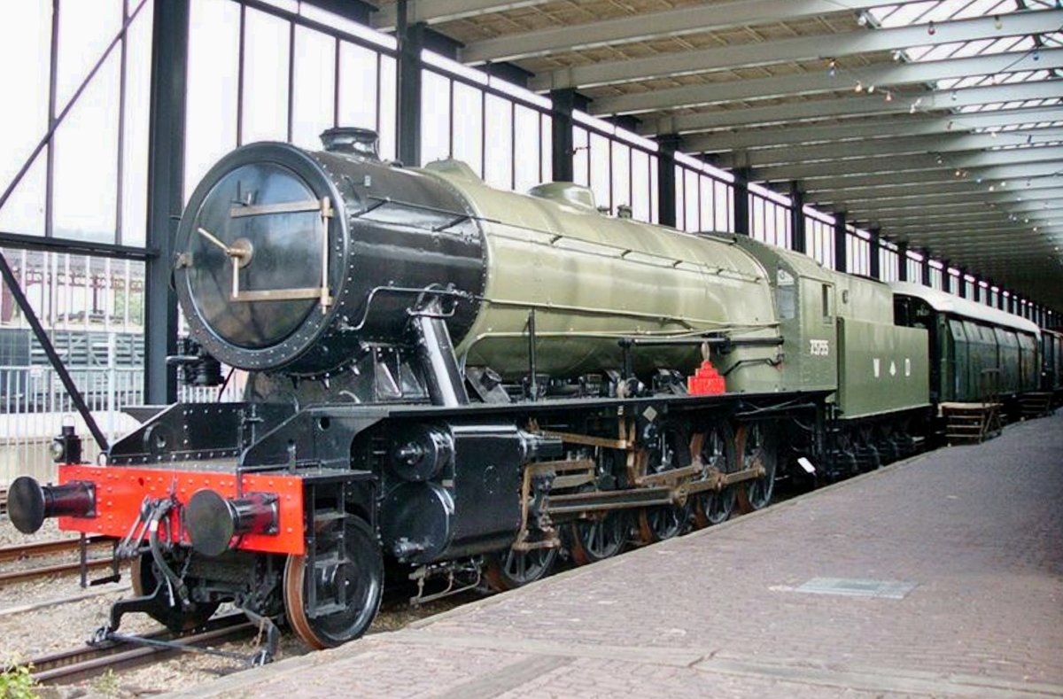 Am 27 Juli 1996 steht ex-BR 73755 LONGMOOR ins Nederlándischen Eisenbahnmuseum in Utrecht.