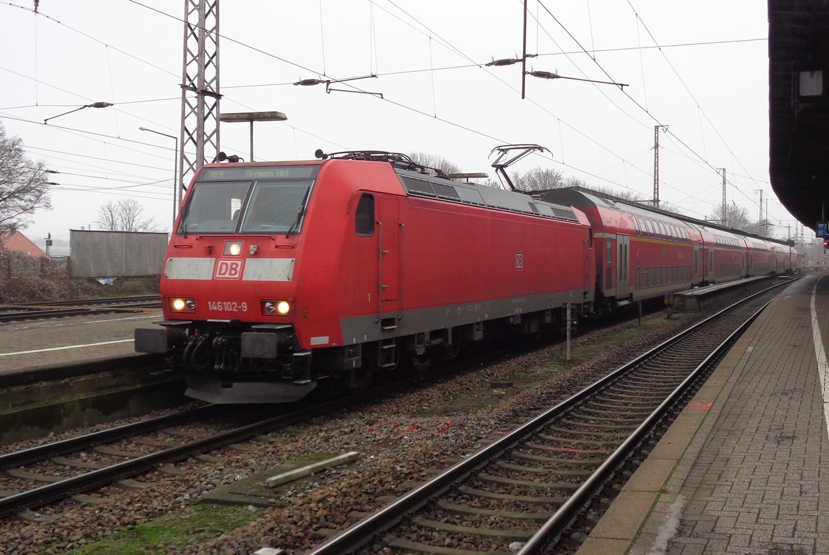 Am 29 Dezember 2018 steht 146 102 in Osnabrück. 