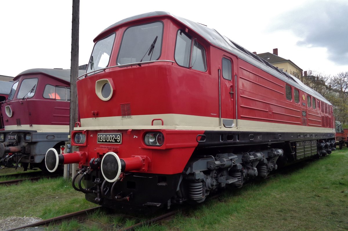 Am 8 April 2017 steht 130 002 in Dresden-Altstadt.