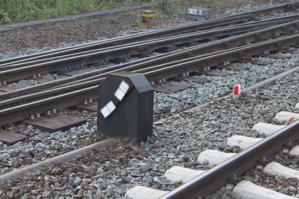 Am Morgen des 14.05.2017 wurden gegen 06:30 Uhr die Fahrstraße für den Holzzug nach Stendal im Bahnhof Rostock-Bramow gestellt.