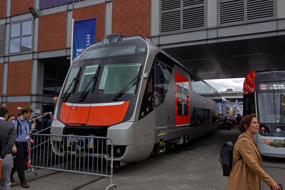 Am weitesten vom vorgesehenen Einsatzgebiet entfernt war dieser Doppelstockwagen, der von Hyundai Rotem f�r NSW TrainLink, den Betreiber des Vorortverkehrs in Sydney gebaut wurde. 