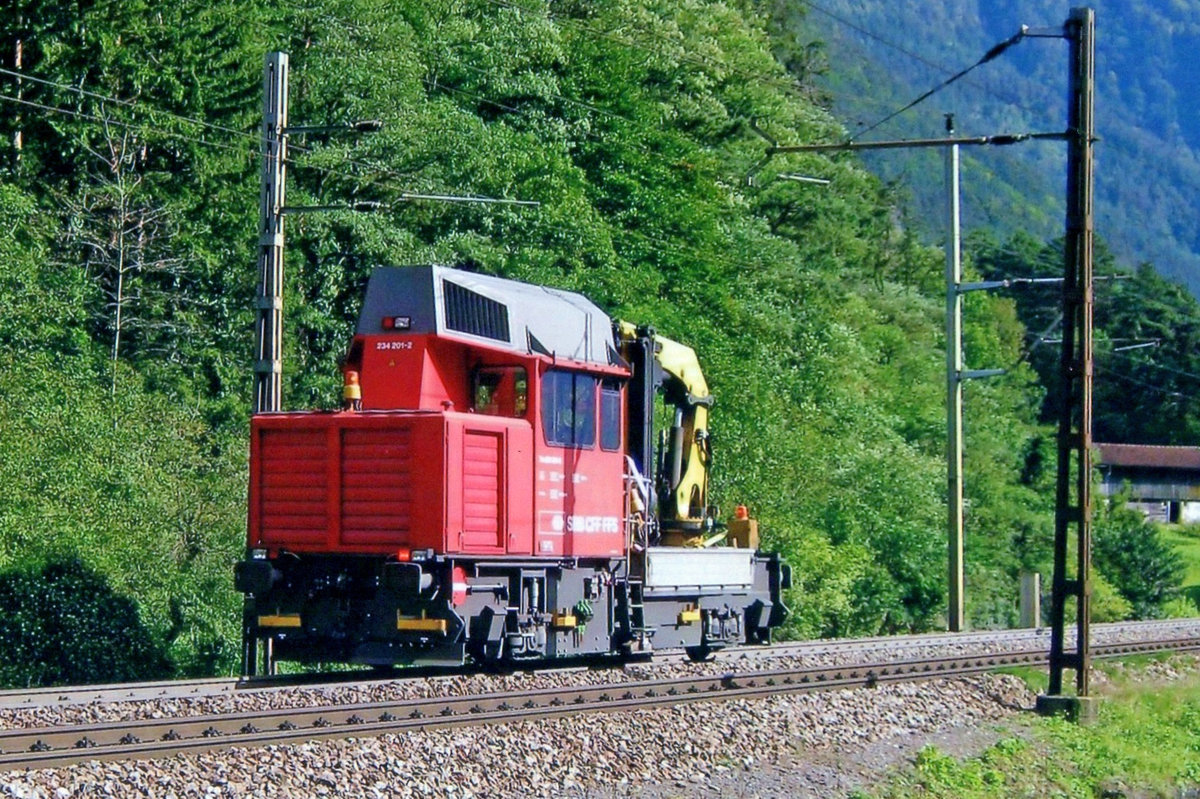 Ameise 234 201 durchfahrt Erstfeld am 15 September 2011.