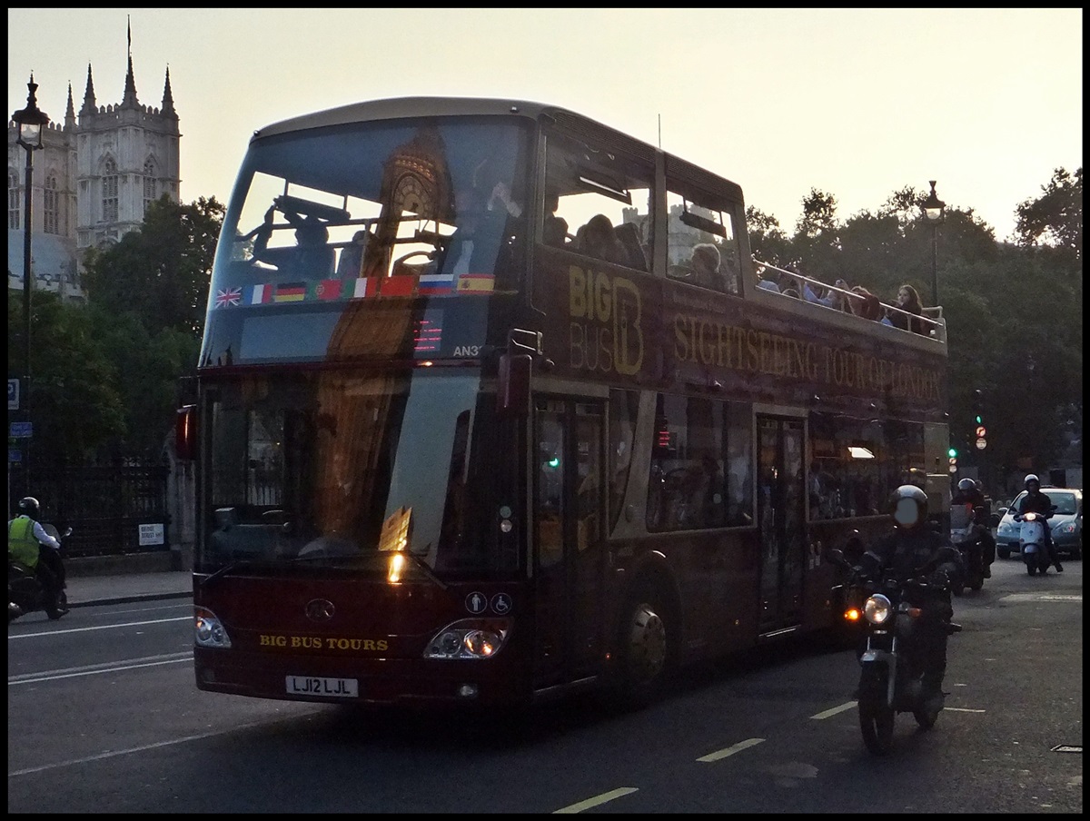 Ankai von Big Bus Tours in London.