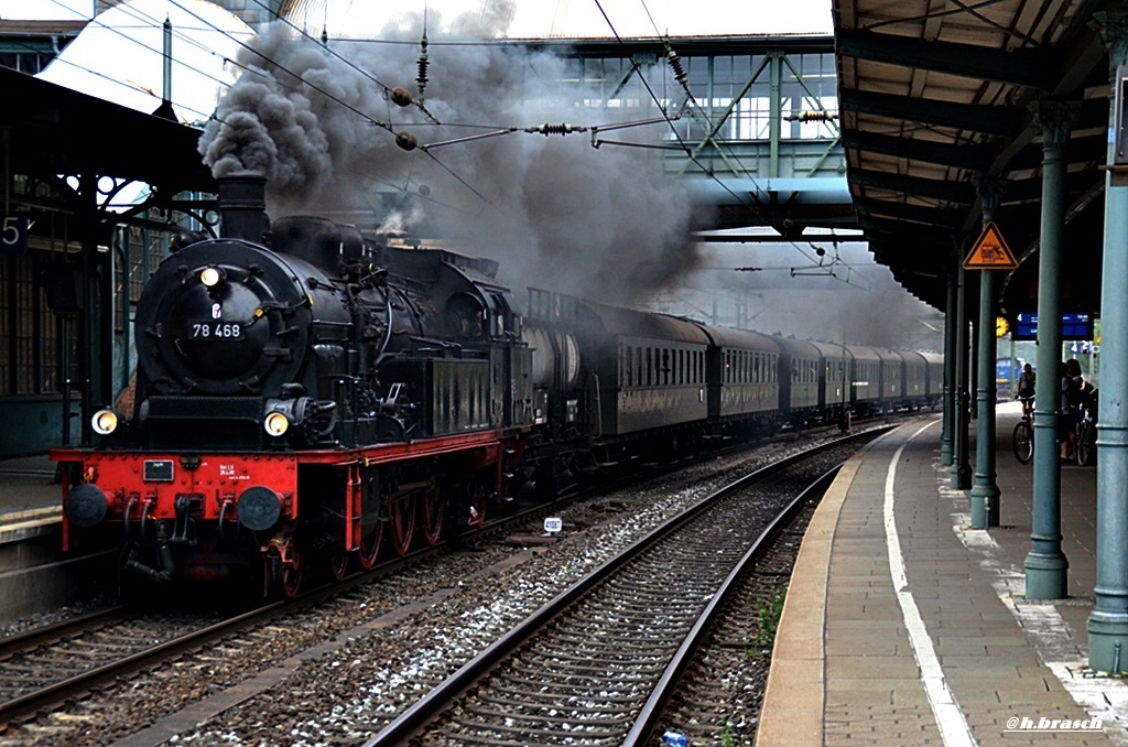 ankunft in hh-harburg:78 468 mit einen sonderzug aus hamburg kommend,am 11.07.15