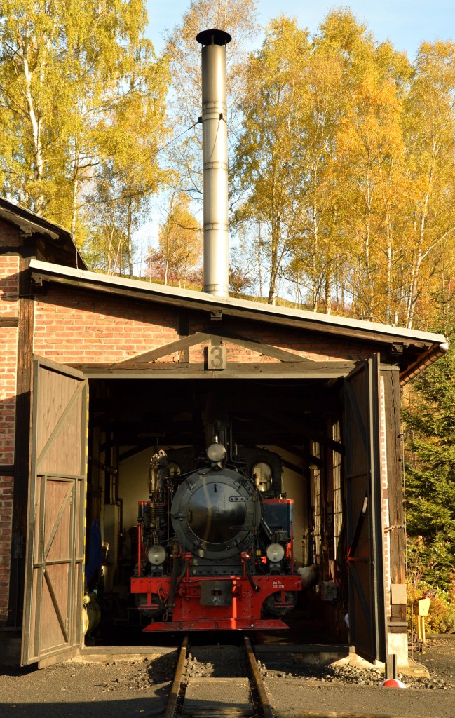 Aquarius C war am 24.10.2015 im Jöhstädter Lokschuppen auf Stand 3 abgestellt.