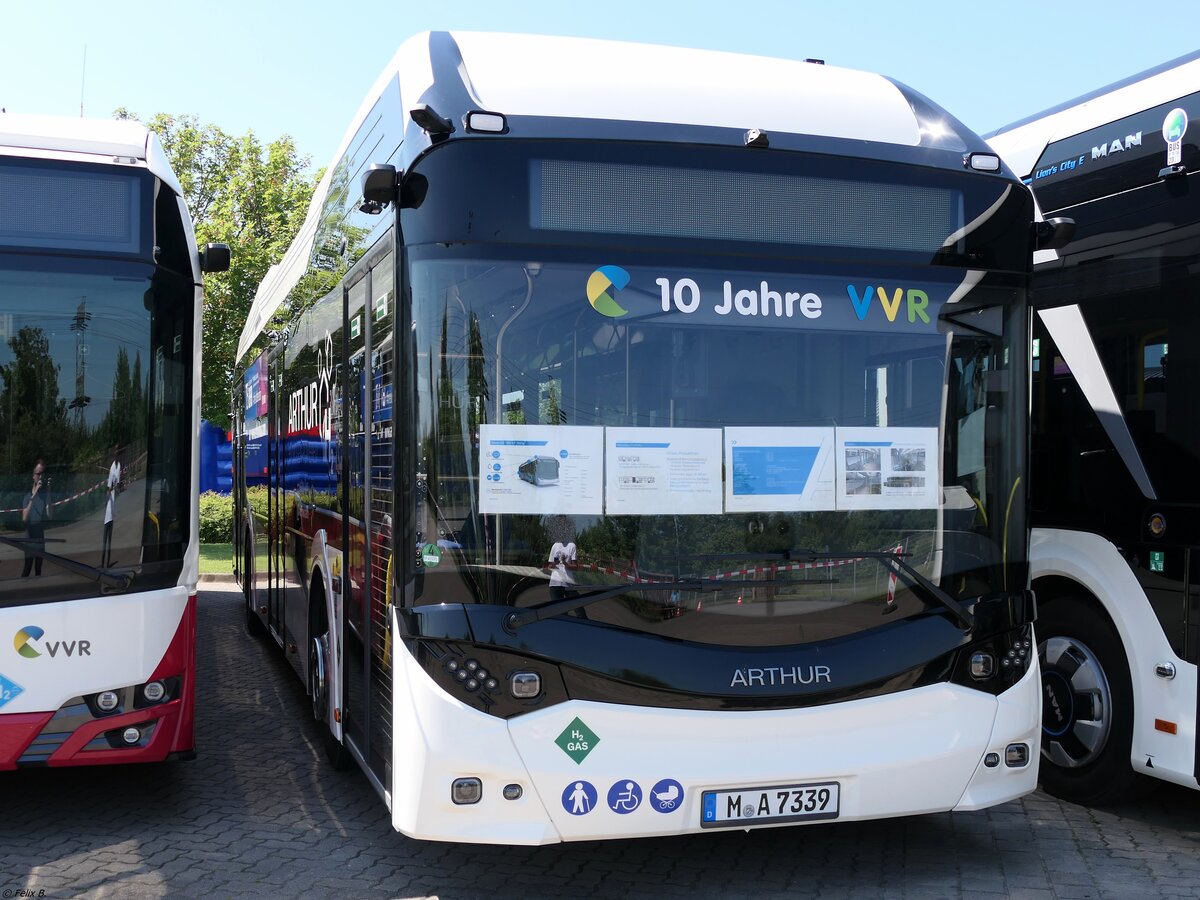 Arthur H2 12m LF Vorführwagen zu Gast bei der VVR in Stralsund.