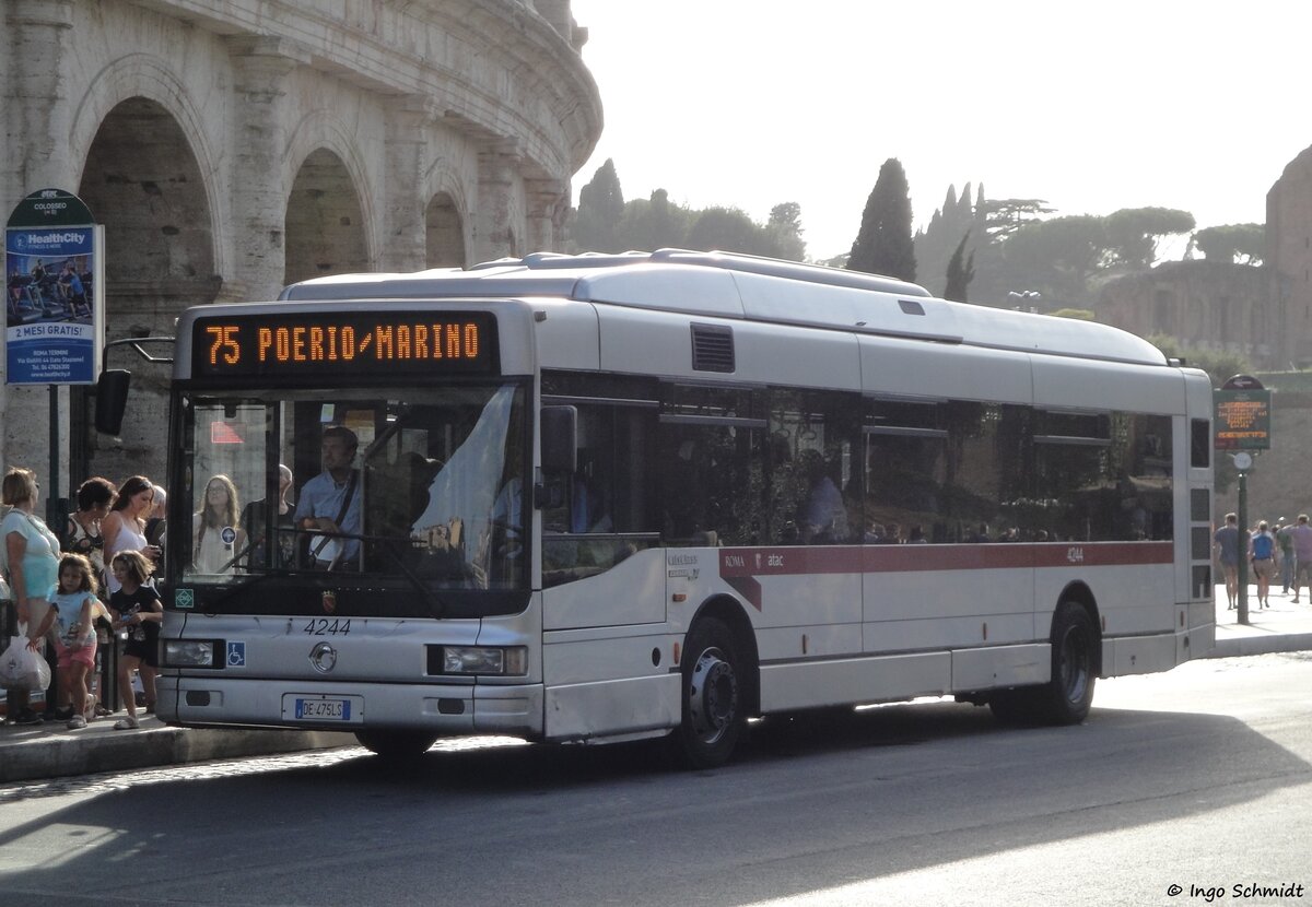 atac Rom | Nr. 4244 | DE-475LS | Irisbus CityClass CNG | 15.09.2015 in Rom