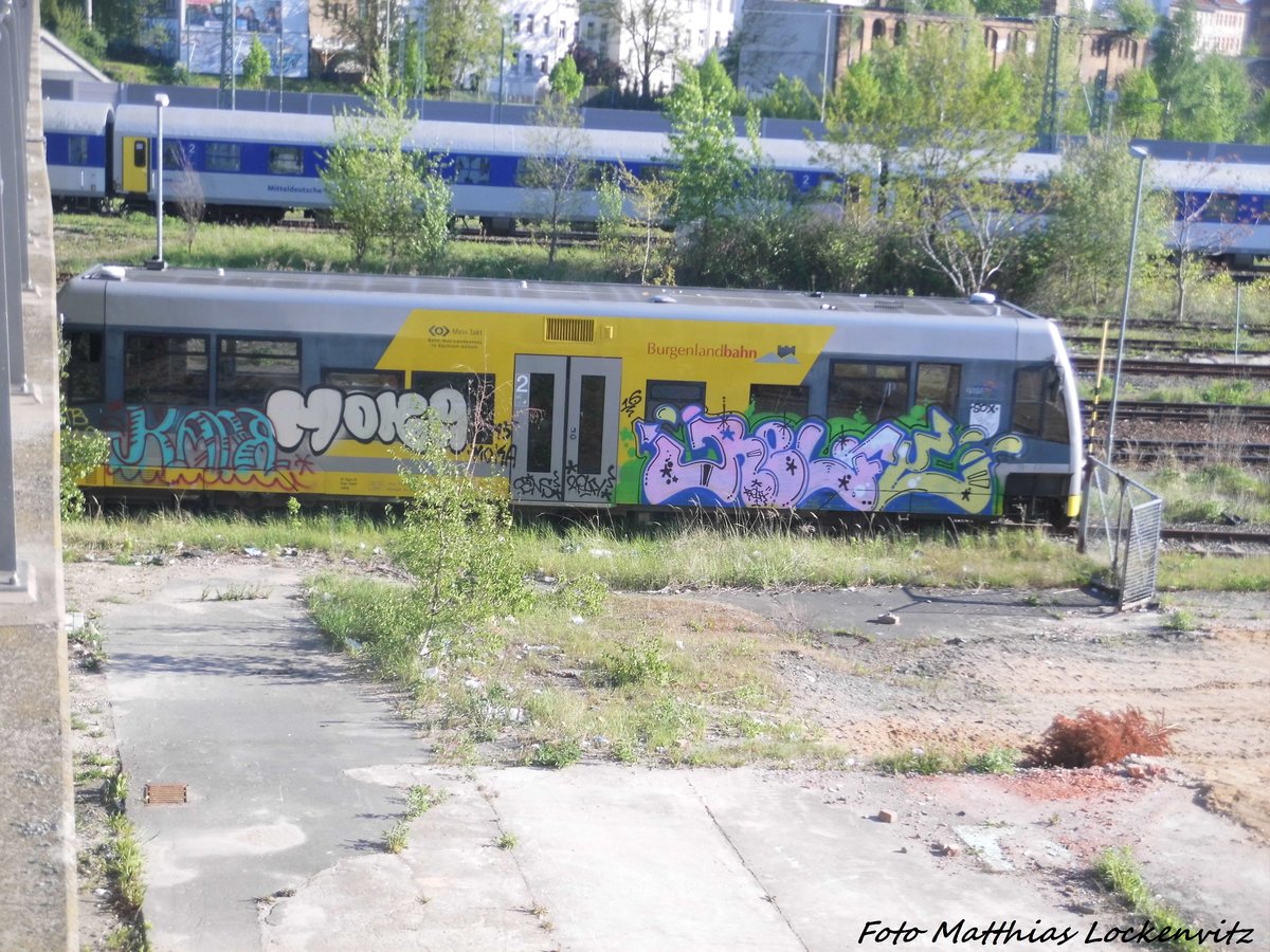 Ausrangierter 672 XXX in Leipzig am 8.5.16
