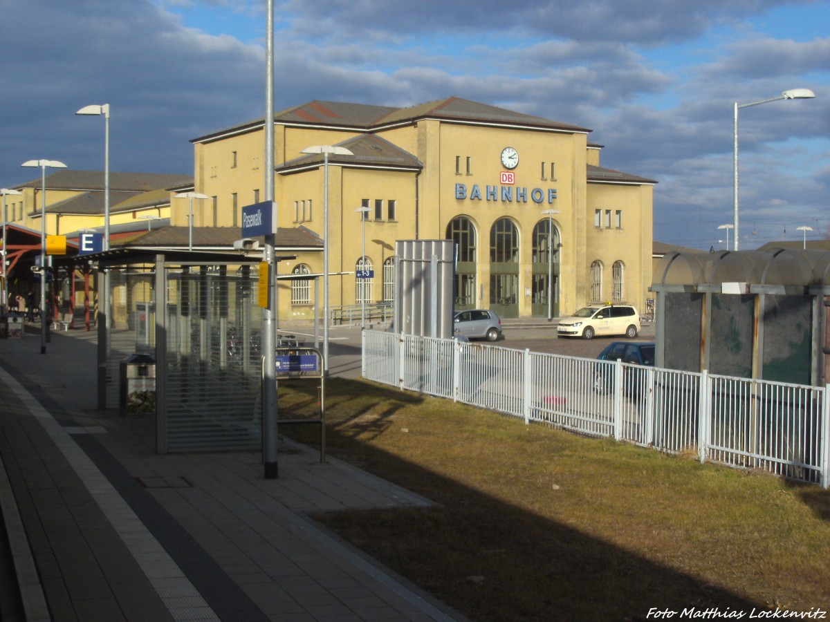 Bahnhof Pasewalk am 16.2.14