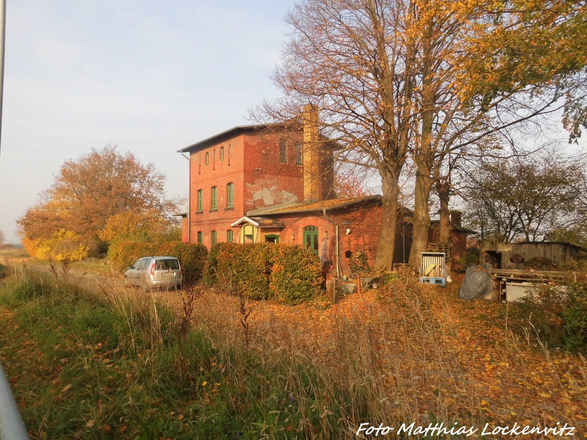 Bedarfshaltepunkt Saatel am 31.10.15