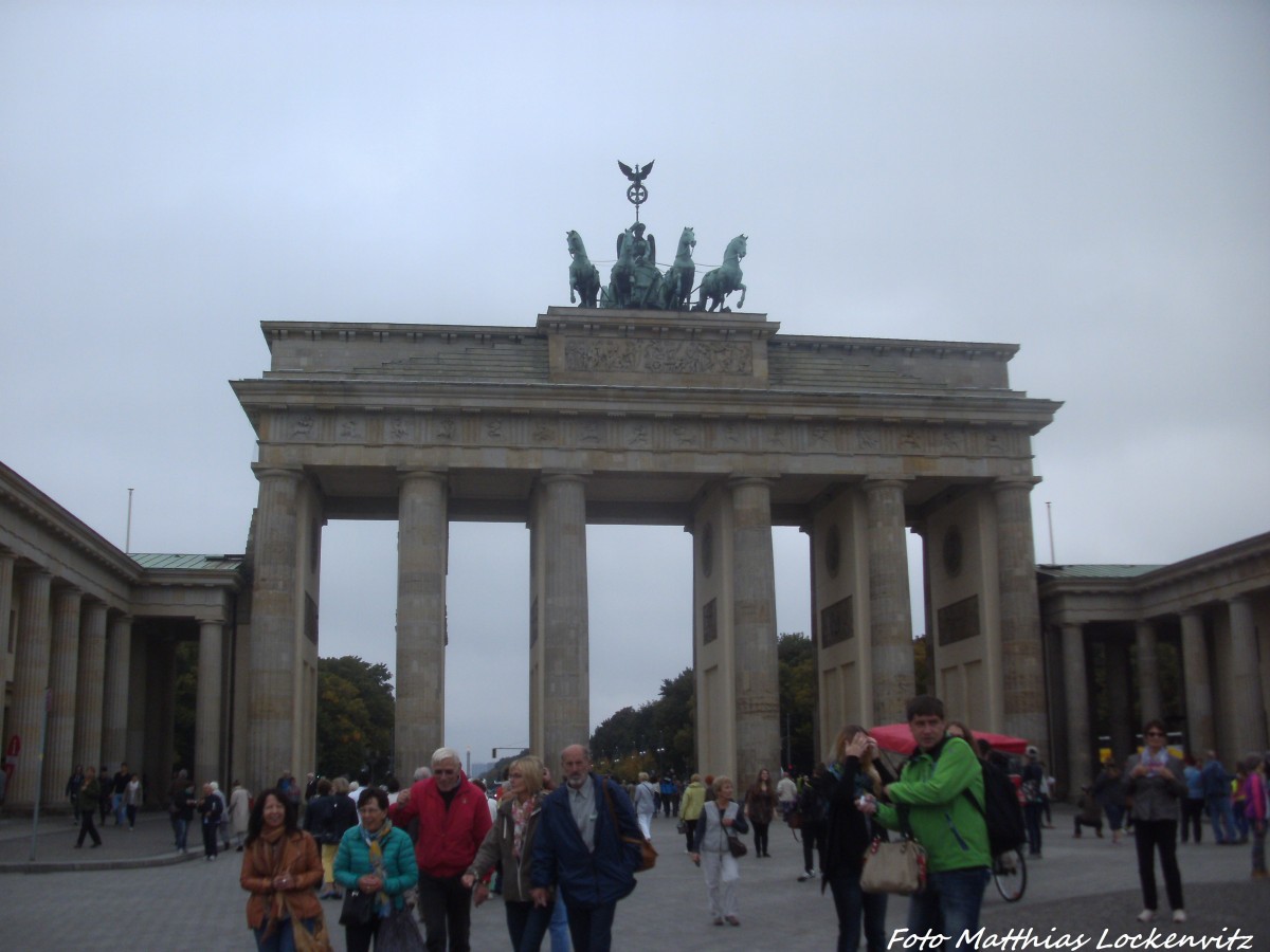 Berlin, Brandenburger Tor am 1.9.14