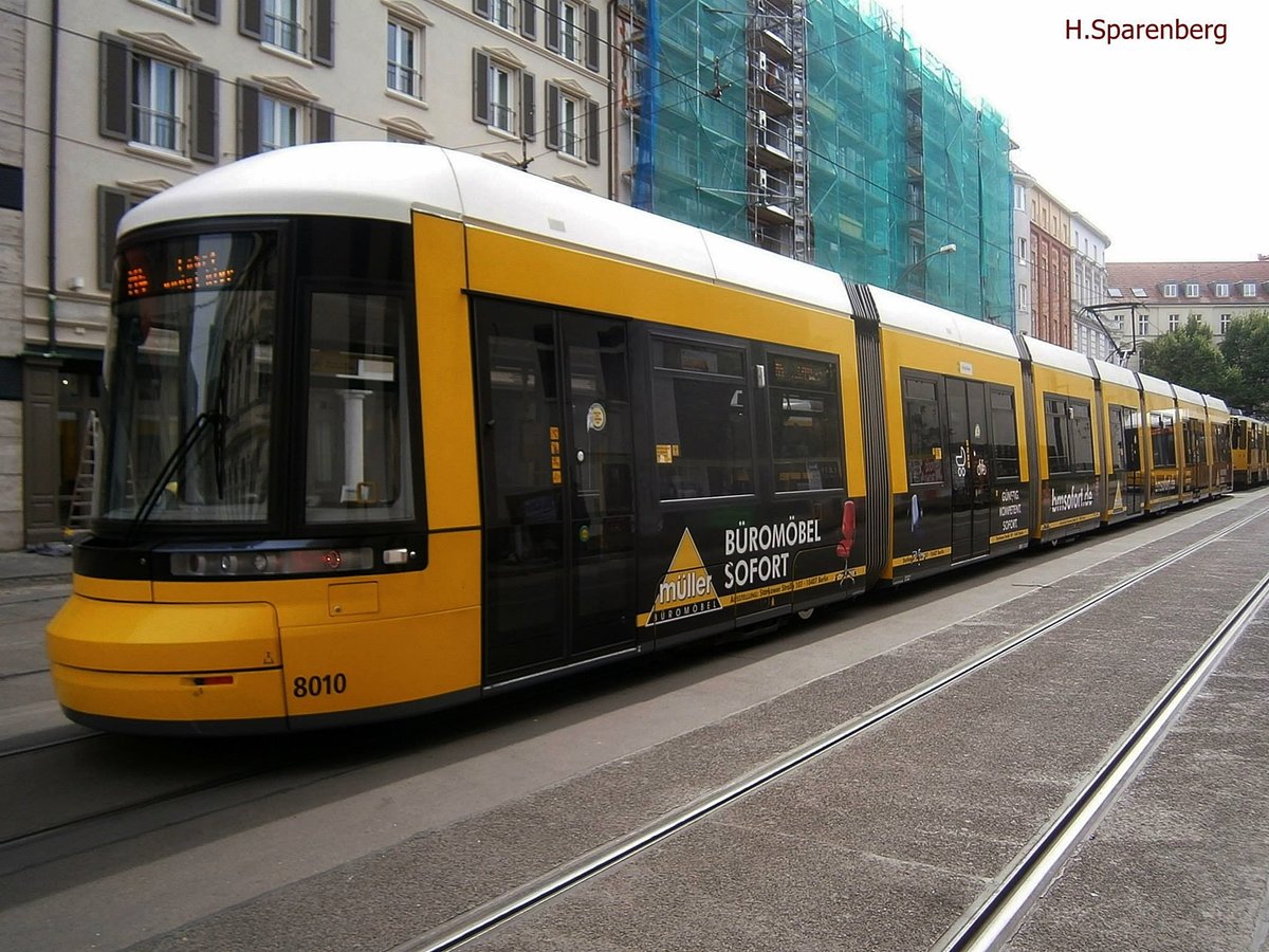 Berlin BVG Strassenbahn ,aufgenommen am 19.8.2011