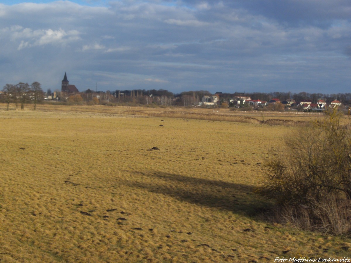 Blick auf Pasewalk am 16.2.14