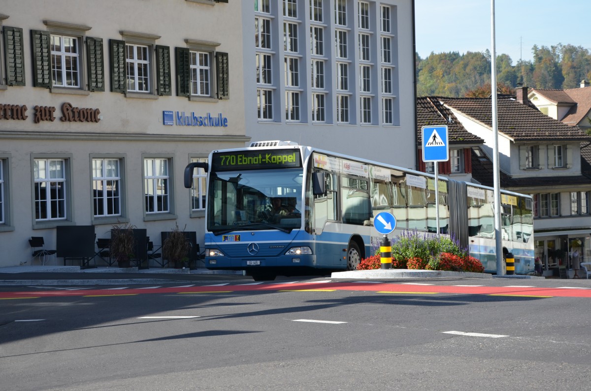 BLWE-Mercedes Citaro NR.1 Baujahr 2001 in Lichtensteig am 18.10.13