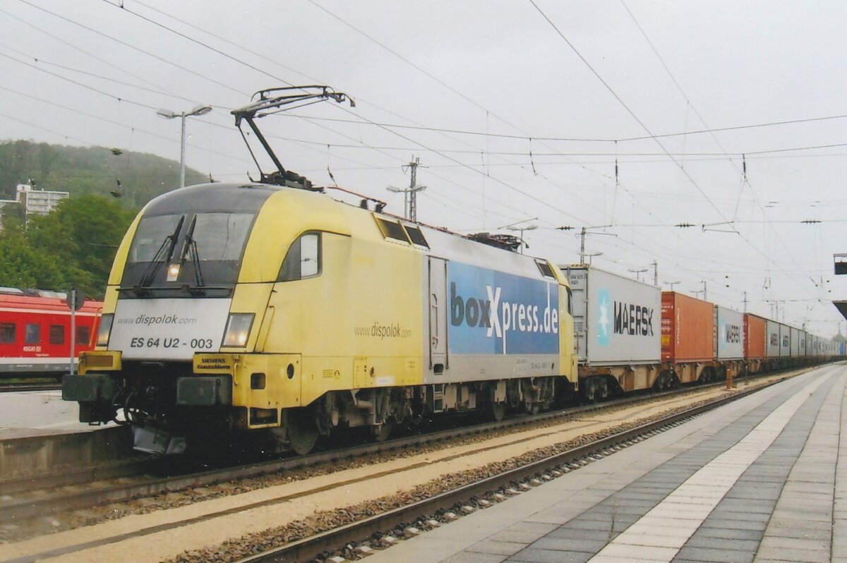 BoxXpress U2-003 macht Pause in Treuchtlingen am 30 Mai 2009.