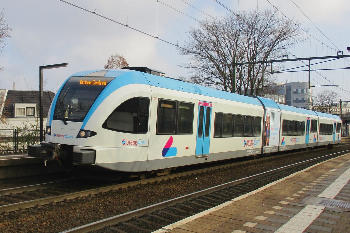 BRENG 5047 verlasst am 1 Dezember 2017 Arnhem-Velperpoort.
