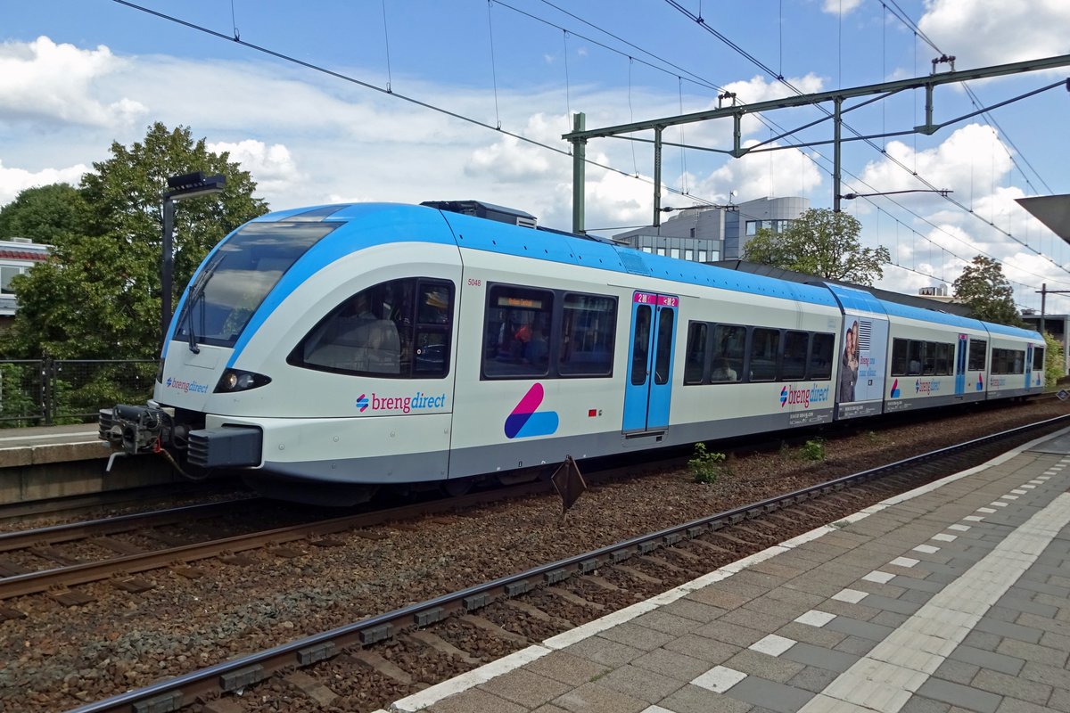 BRENG (ein Connexxion-Tchter) 5048 verlsst Arnhem-Velperpoort am 16 Augustus 2019. 