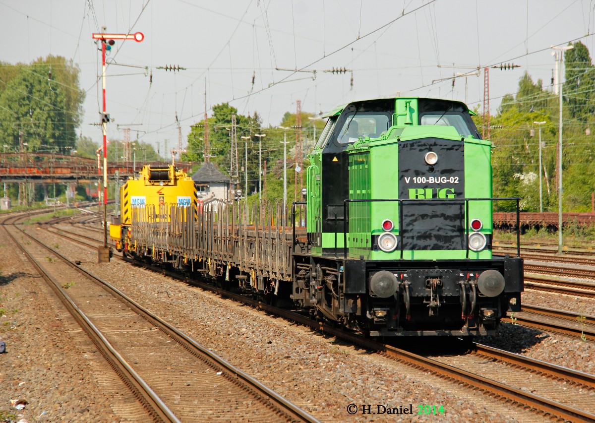 BUG V 100-BUG-02 am 24.04.2014 in Düsseldorf Rath.