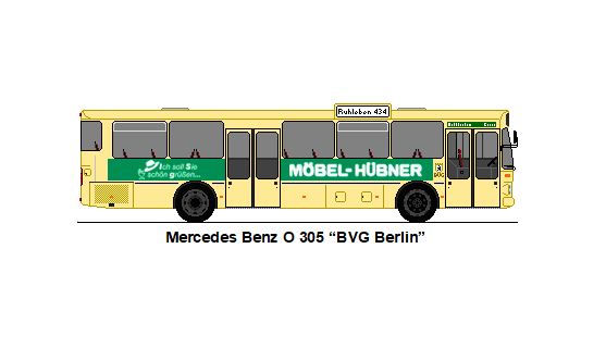 BVG Berlin - Mercedes Benz O 305