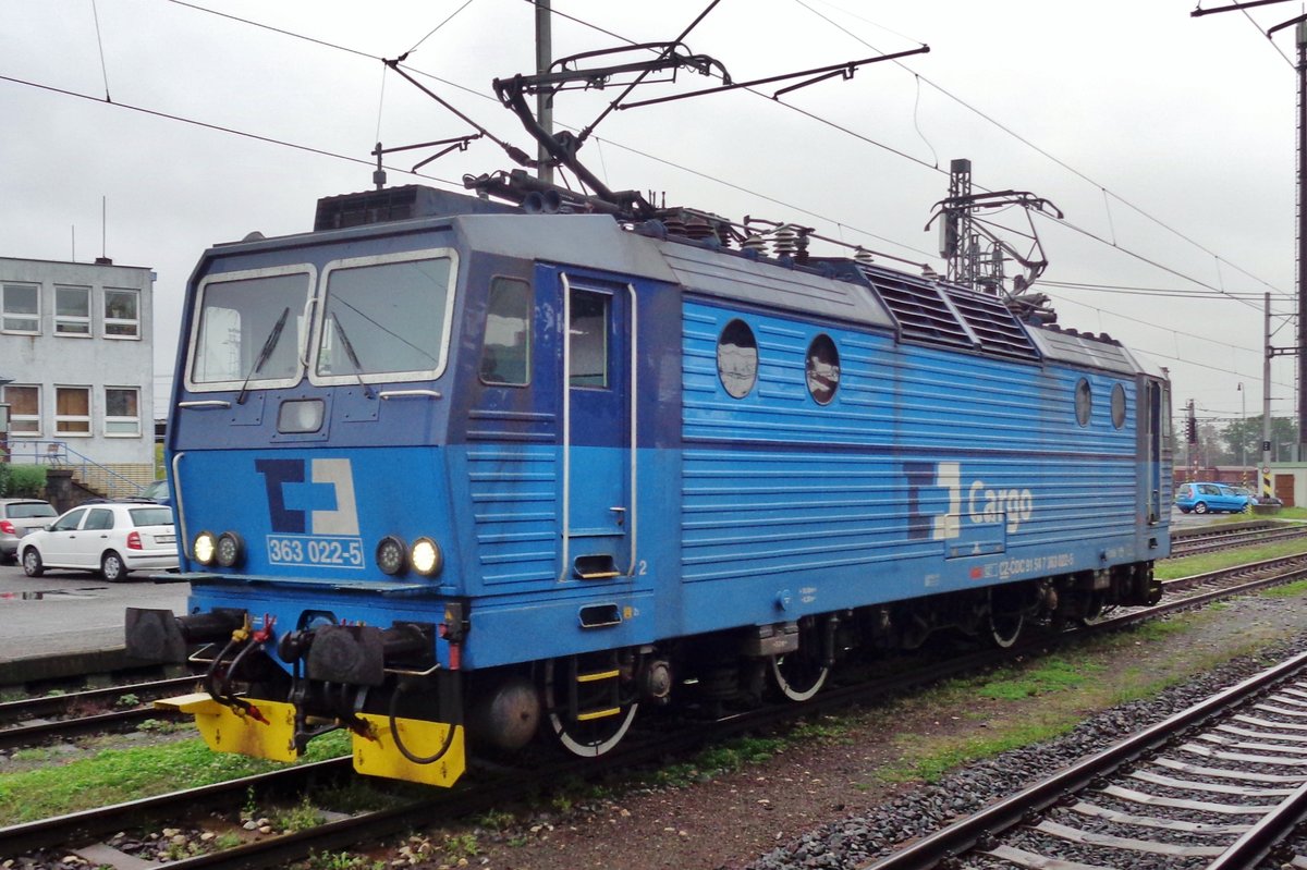 CD 363 022 lauft am 23 September 2017 um in Ostrava hl.n.