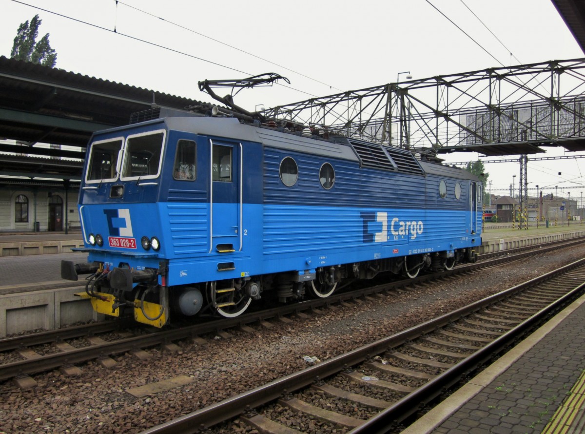 CD 363 028 lauft um in Bohumin am 4 Juni 2013.