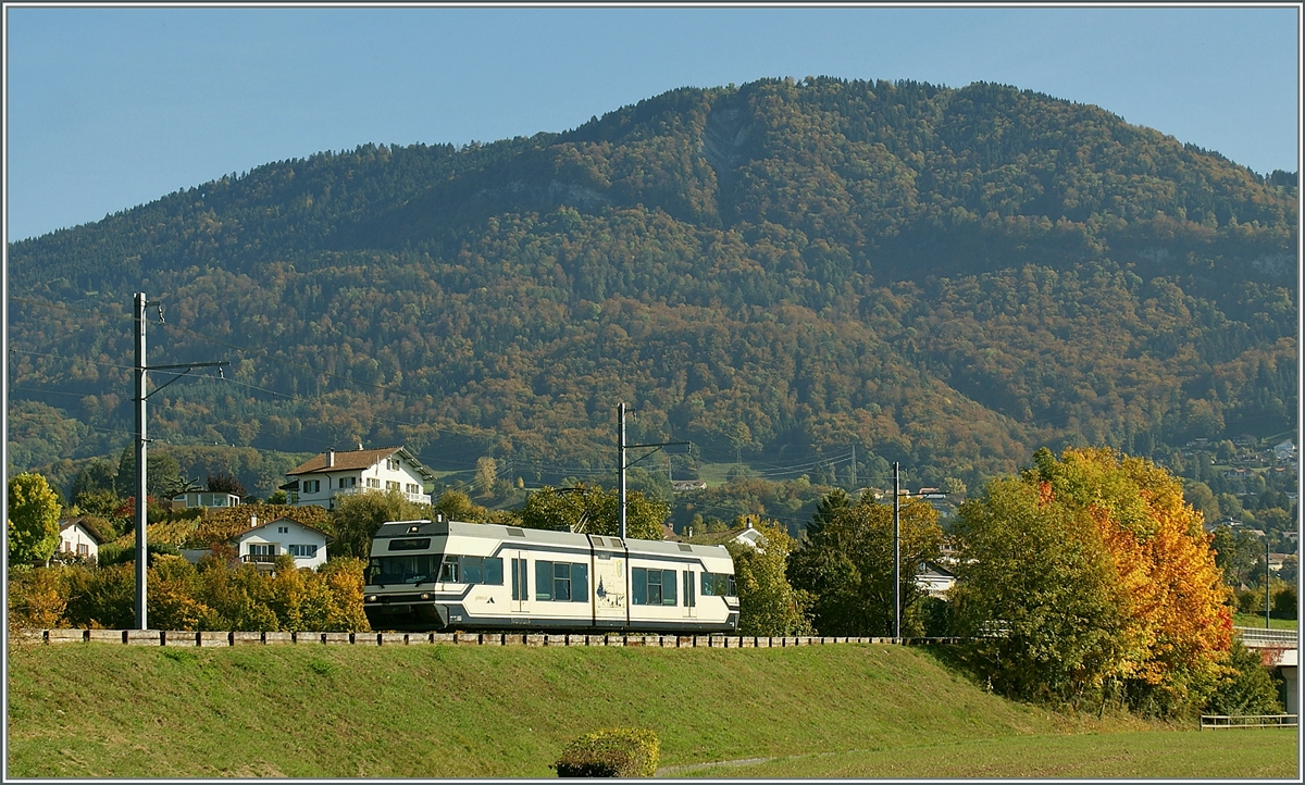 CEV GTW 2/6 bei Chteau Hauteville.
18. Okt. 2011