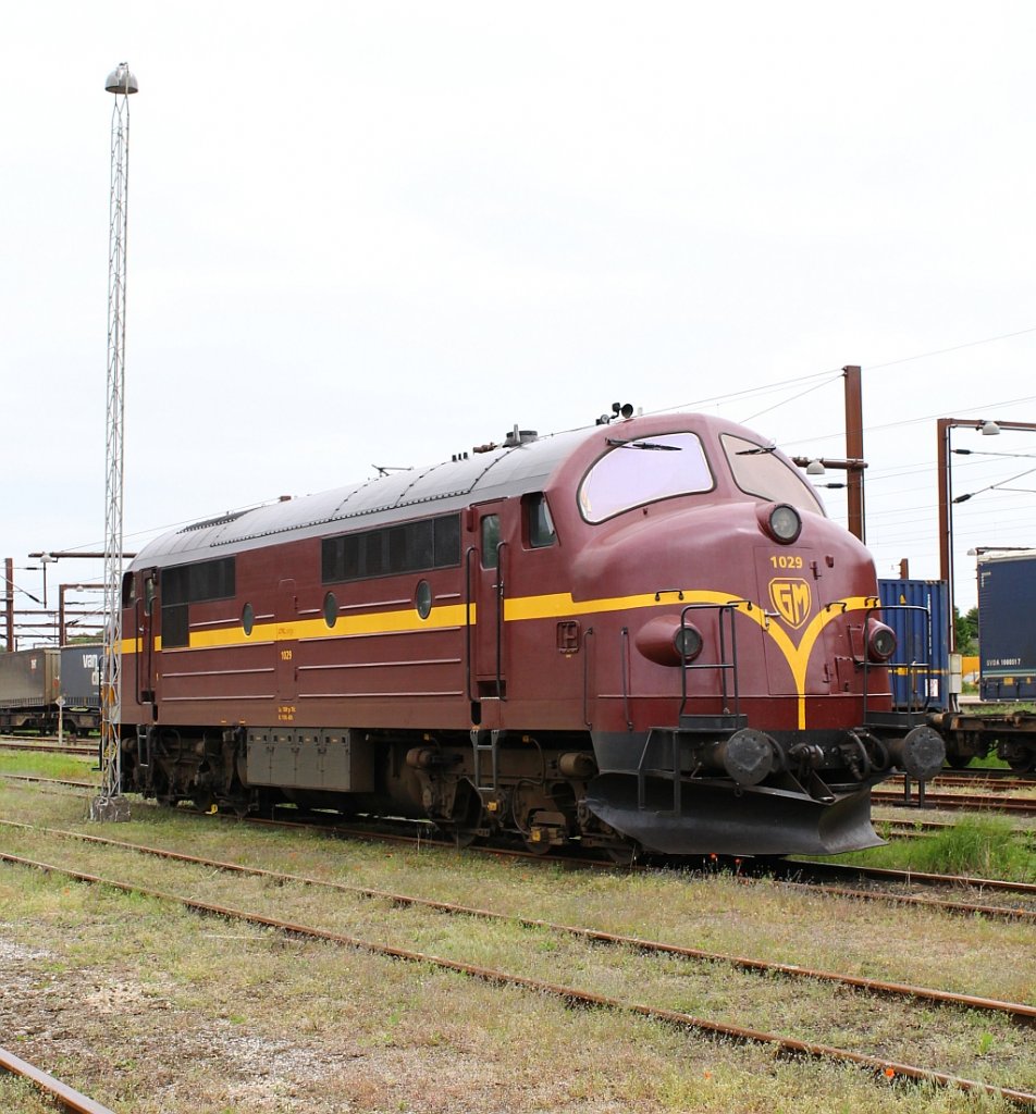 CFL Cargo Danmark ApS Litra MX 1029 wartet in Paborg auf neue Aufträge. 08.06.2013