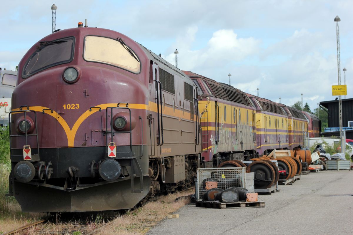 CFL Cargo Lokzug...MX 1023 die CFL 1805 1814 1807 und die MY 1146, Padborg/DK 09.06.2019