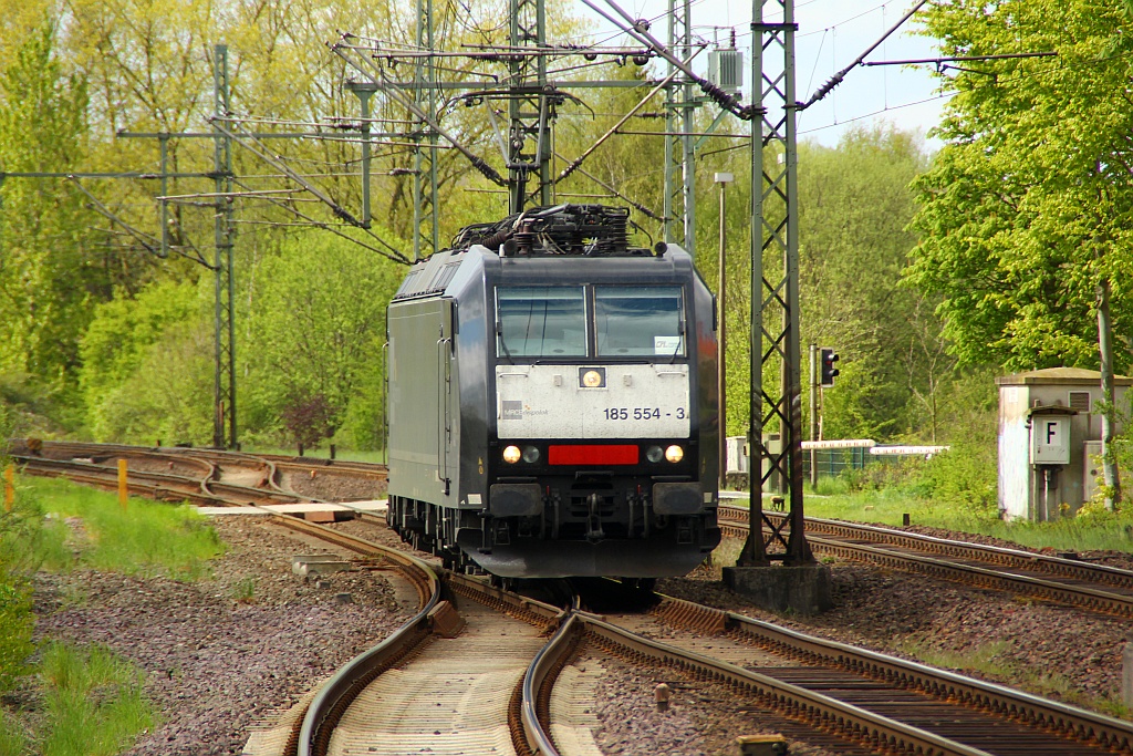 CFL Cargo/MRCE 185 554-3 aufgenommen in Schleswig. 06.05.12