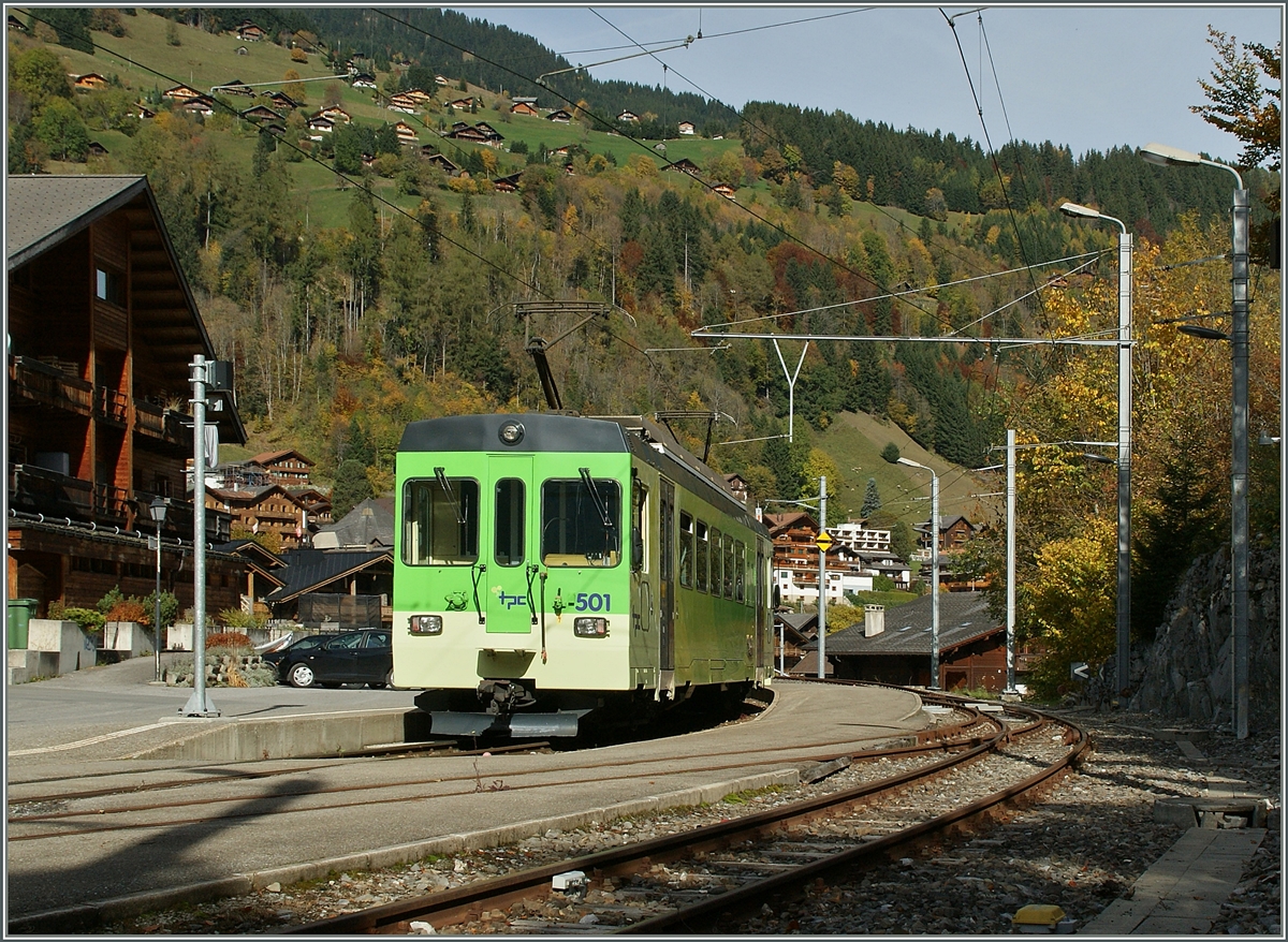 Champry, Entstation der AOMC.
25. Okt. 2013 