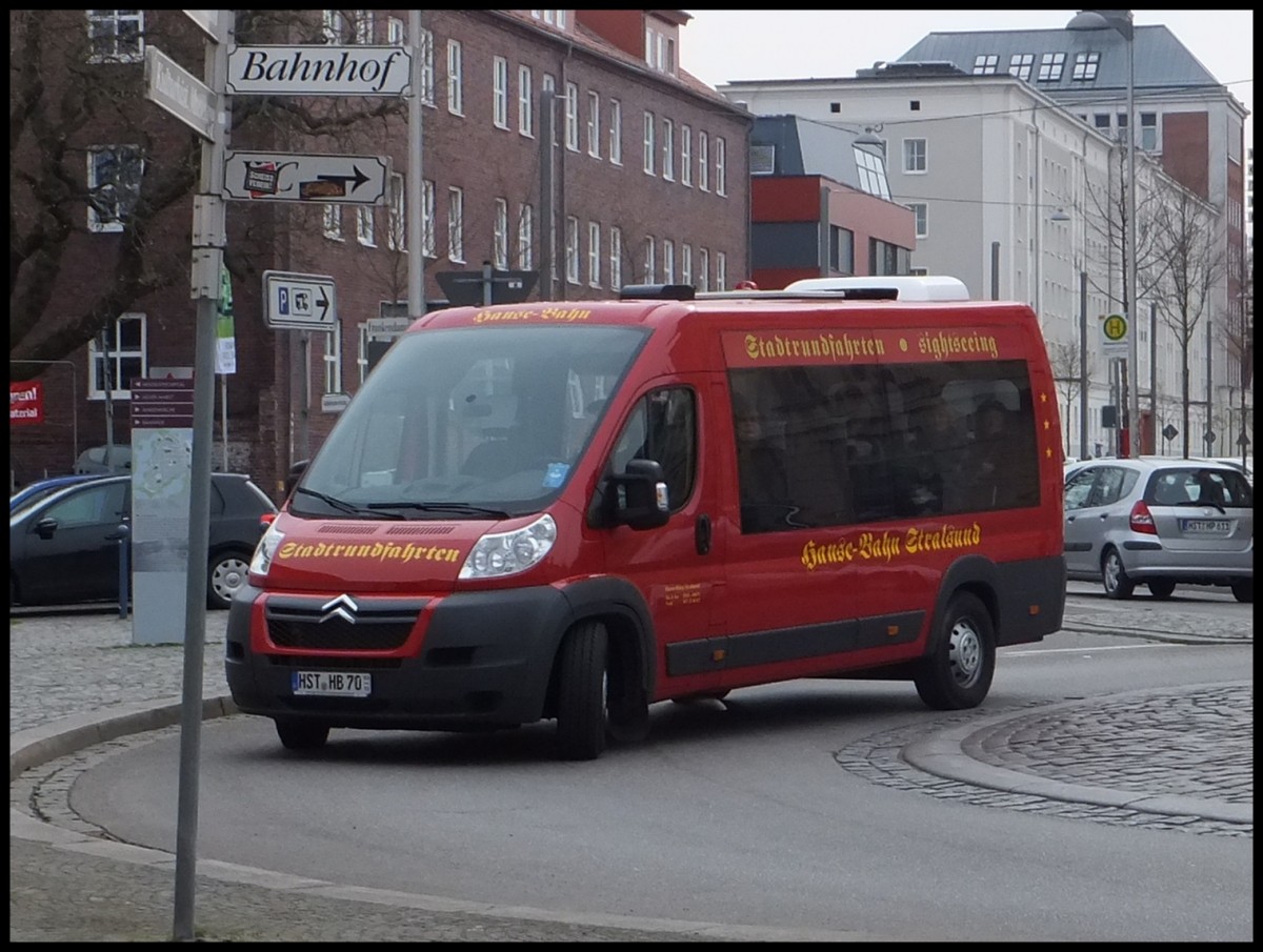 Citroen Jumper von Hanse-Bahn in Stralsund.