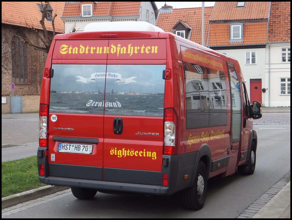 Citroen Jumper von Hanse-Bahn in Stralsund.