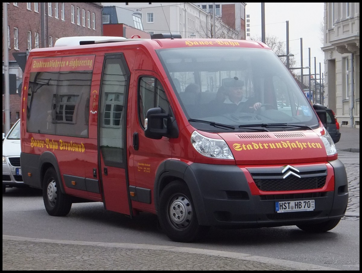 Citroen Jumper von Hanse-Bahn in Stralsund.