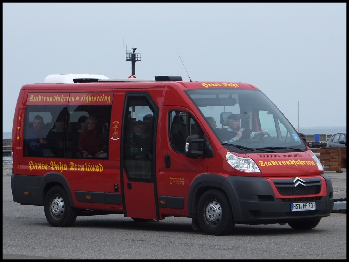 Citroen Jumper von Hanse-Bahn in Stralsund.