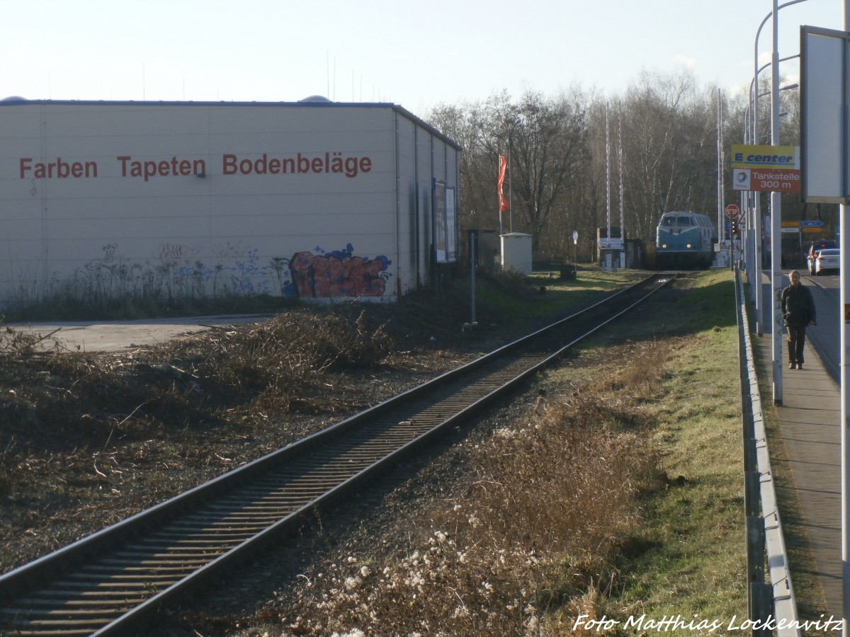 CTHS 228 203 unterwgs nach Halle-Trotha am 13.1.15