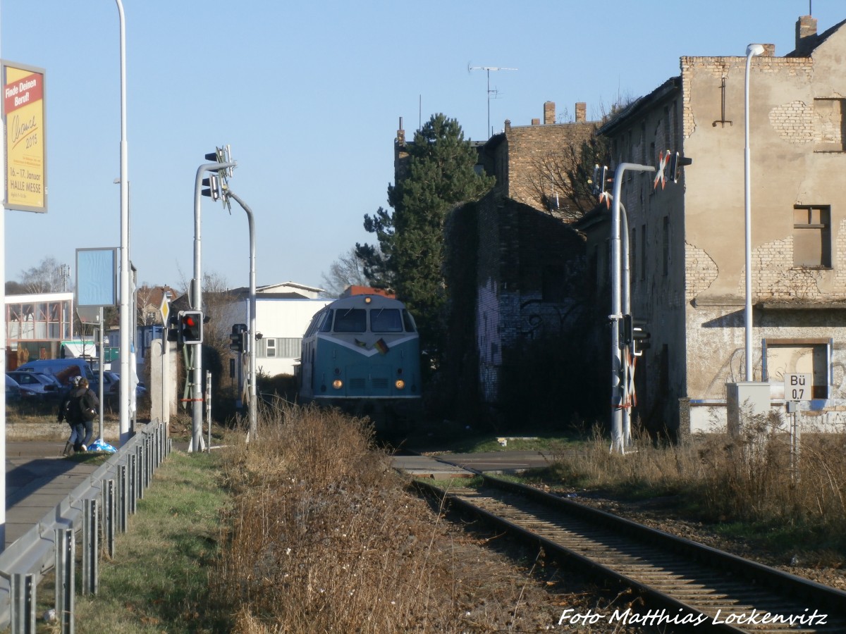 CTHS 228 203 unterwgs nach Halle-Trotha am 13.1.15