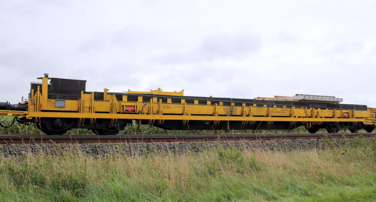 D-SPAG 37 80 3900 203-5 Gattung Rs 668, Spitzke Rampenwagen, Bargum 15.09.2019